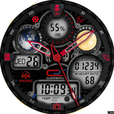 AUDI RS 2.01 Android Watch Face