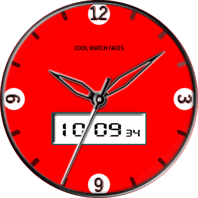 CWF Red Android Watch Face