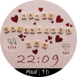 CWF Valentine’s Day Clock Face