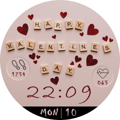 CWF Valentine's Day Android Watch Face