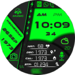 ClockSkinRR055-Green