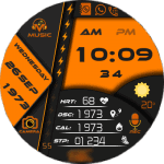 ClockSkinRR055-Orange