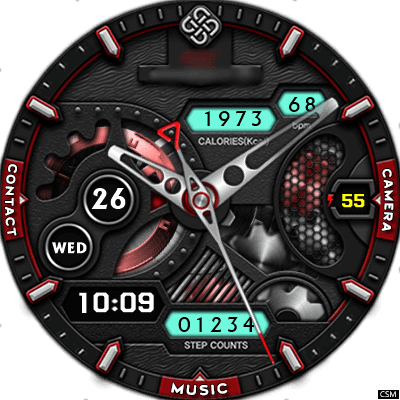 Clock Skin RR061 Android Watch Face
