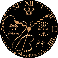 KYR Be my Valentine 01 Android Watch Face