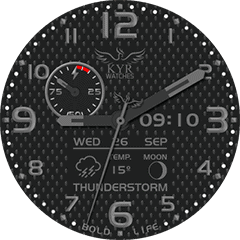 KYR Bold Life Grey Android Watch Face