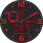 KYR Bold Life Red Watch Face