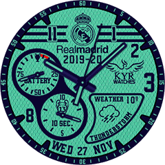 KYR Real Madrid 2019-20 Shirt 3 Android Watch Face