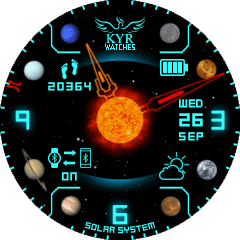 KYR Solar System Haylou Solar Watch Face