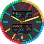 KYR United Colors Clock Face
