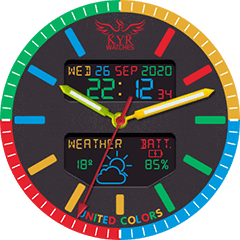 KYR United Colors Android Watch Face