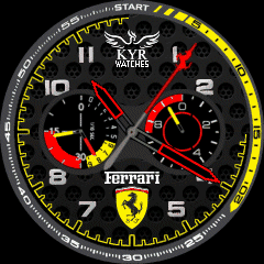 KYR Ferrari VXP Watch Face