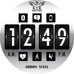 Kyr Urban Steel Round VXP Watch Face