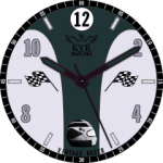 KYR Vintage Racer Green Watch Face