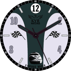 KYR Vintage Racer Green VXP Watch Face