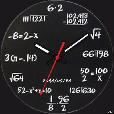 Maths Board Android Watch Face