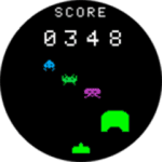 Space Invaders Clock Face