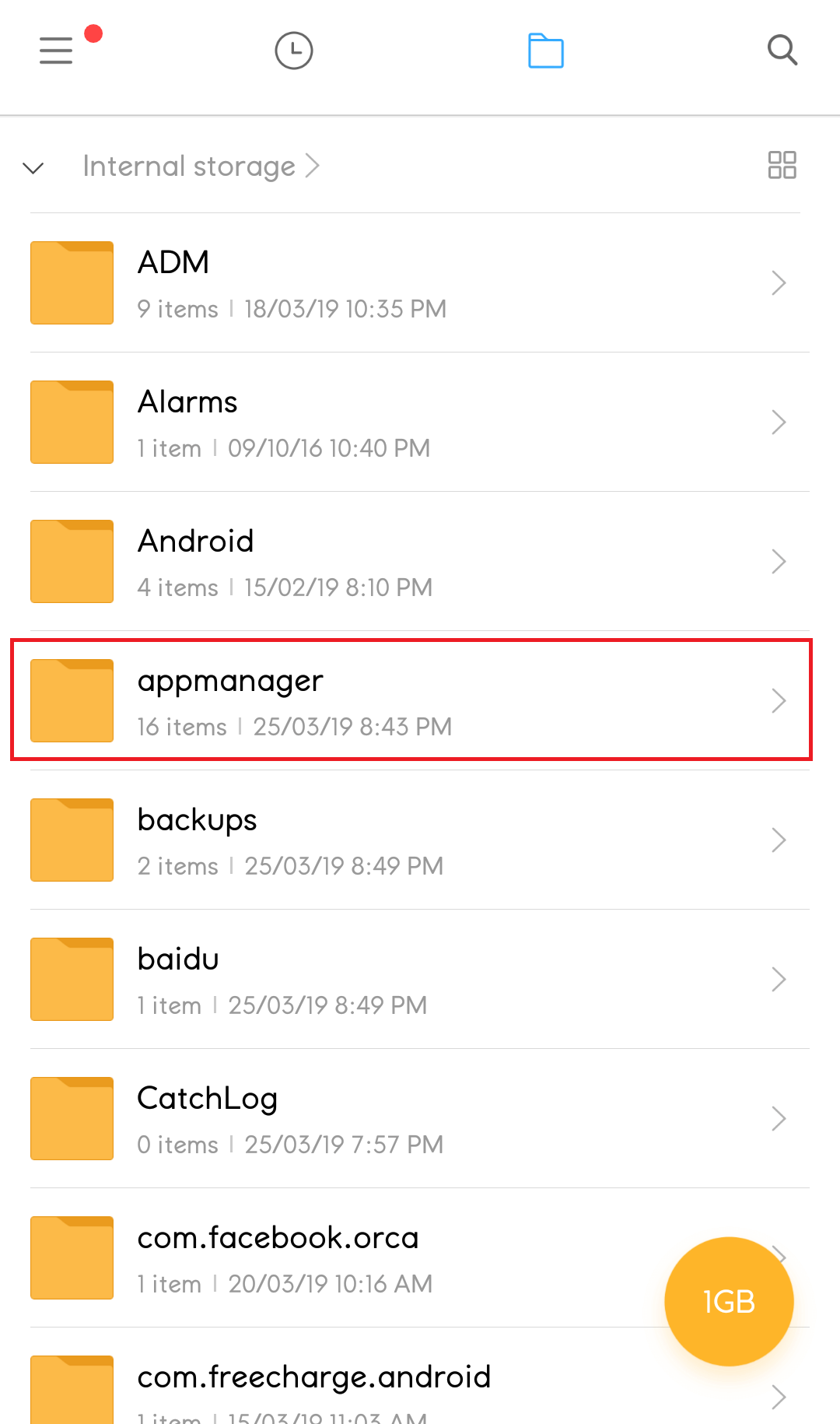 appmanager folder