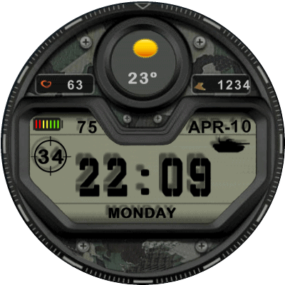 Army 6 Android Watch Face
